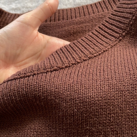 DAZY brown argyle sweater - Picture 3 of 3